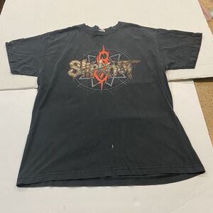 Vtg SLIPKNOT Coheed Cambria Trivium Shirt Large Heavy Metal Concert Tee 2009